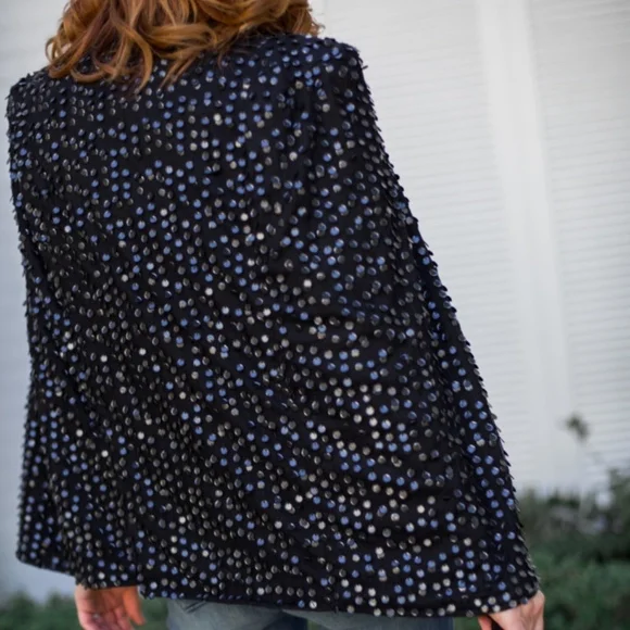 Free People Tanja Pignatelli Clara Tuxedo Cape - Picture 3 of 8